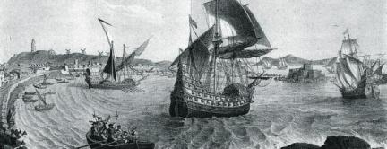 Puerto de A Coruña, fue el principal puerto gallego de actividad corsaria. Fuente.